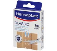 Hansaplast - Pansements Classic - Bandes à découper, résistants à l'eau - 10 x 6 cm (10 bandes)