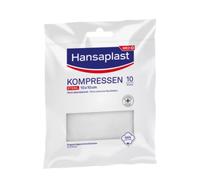 HANSAPLAST - Compresses De Plaies Stériles 10x10cm - Lot de 10 compresses