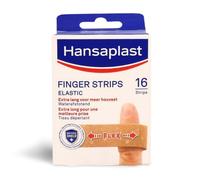 HANSAPLAST Elastic Lot de 16 pansements doigts extensibles et déperlants