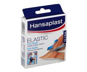 Hansaplast Elastic Pansement extensible en tissu imperméable sans latex | 10 cm x 8 Pansement(S) 1 pc(s)
