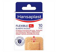 HANSAPLAST Elastic - Pansements Flexibles XL - 10 Unités