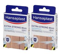 Hansaplast Extra-strong Waterproof 80 x 6 cm Pansement(S) 2x1 pc(s)