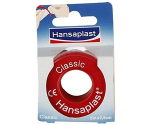 Hansaplast Fixierpflaster Classic, 5 m x 2,5 cm - 1 Rolle - B013GBS20Y | Packung (5 m)