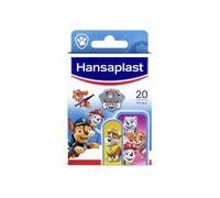 Hansaplast Kids Paw Patrol Lot de 20 pansements pour enfants avec motifs colorés Pat' Patrouille pour encourager le moral, à enlever sans douleur
