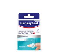 Hansaplast Lot de 10 pansements hydrocolloïdes 100 % imperméables, ultra fins et flexibles avec tenue extra forte