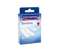 Hansaplast Pansements Sensitive - extra doux pour la peau - 20 bandes