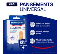 Hansaplast Pansements Plaies Universal Lavables x40
