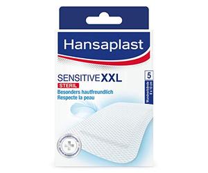 Hansaplast Pansements Sensitive XXL 5 pièces, stérile 8 x 10 cm