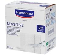 Hansaplast Sensitive Pansements Haute Tolérance Cutanée 5m x 6cm Pièce 1