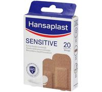 Hansaplast Pansements Peaux sensibles hypoallergéniques respirants – Lot de 20