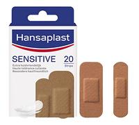 HANSAPLAST Sensitive Pansements hypoallergéniques peaux métisses (1 x 20 pces), Pansements universels respirants et résistants, Sparadrap prédécoupés pour peaux métisses