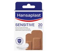 HANSAPLAST Sensitive Skin - Pansements Peaux Sensibles - Lot de 20 pansements