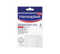 HANSAPLAST Sensitive XXL Lot de 5 pansements - 8 x 10cm