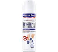 Hansaplast Silver Active Spray pour les pieds (150 ml), déodorant pour les pieds anti-transpirant avec protection 72 h contre les odeurs et la transpiration, complexe actif aux ions d'argent