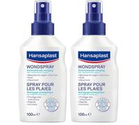 HANSAPLAST - Spray Antiseptique - Désinfectant Pour Protéger Les Plaies Des Infections - Plaies Superficielles - Sans Douleur - Solution Antiseptique Sans Alcool - 100 ml (Lot de 2)