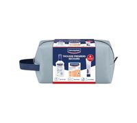 Hansaplast Trousse de Premiers Secours - 100 Pansements Lavables + Spray Antiseptique 100ml + Pommade Cicatrisante - Kit Complet pour Soins des Plaies - Idéal Maison & Voyage