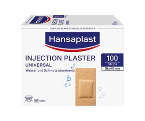 Hansaplast Universal Injektionspflaster 4 x 1,9 cm - 100 Stück | Packung (100 Stück)