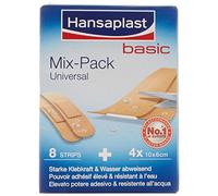 Hansaplast Universal Mix-Pack Lot de 8 pansements mixtes