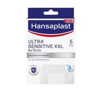 Hansaplast Wundverband Ultra Sensitive 8 x 10 cm XXL, 5 pc pansement