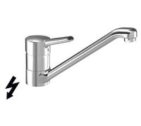 HANSATWIST mitigeur d’évier monotrou pour chauffe-eau sans pression 09121173