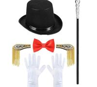 Hansber Costume De Chef De Cirque Ensemble De Costume De Magicien De Directeur De Cirque Dapprivoisseur De Lions Accessoires De Pour La Fête Dhalloween Type B Taille unique