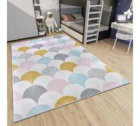 Hanse Home Adventures Tapis pour Enfant - Motif Moderne - Motif garçon et Fille - pour Chambre d'enfant, Salle de Jeux, Chambre d'adolescent, Salon - Crème Multicolore, 120 x 170 cm