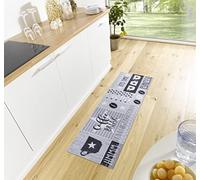 HANSE Home Cook & Clean Tapis de Cuisine - Motif café Expresso - Antidérapant - Facile d'entretien - pour Cuisine, Couloir, entrée, Salle à Manger - 50 x 150 cm