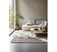 Hanse Home Design Orient Tapis de Salon Oriental - Tissage Oriental Classique avec Bordure - Poils Courts Doux - pour Chambre à Coucher, Salle à Manger, Salon - Gris Marron - 80 x 120 cm