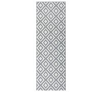 Hanse Home Diamond Rug Skandi Tapis de Salon, à Poils Courts et Moderne, en Velours, pour Salle à Manger, Salon, Chambre d'enfant, Couloir, Chambre à Coucher, Cuisine Crème Souris, 80 x 300 cm