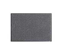 HANSE Home Doux et Propre Soft & Clean intérieur 75 x 150 cm, paillasson, Lavable, résistant aux intempéries, antidérapant, pour entrée et extérieur - Gris, Polyamide