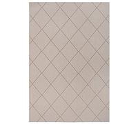 HANSE Home Mykonos Tapis d'intérieur et d'extérieur tissé à Plat - Couleur : Gris/Gris Clair - Dimensions : 160 x 230 cm