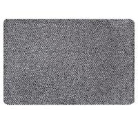 HANSE Home Paillasson antidérapant Clean & Go (100 x 150 cm, Convient pour l'intérieur et l'extérieur, résistant, Facile d'entretien, idéal pour Le Couloir et l'entrée) Gris argenté/Beige/Noir
