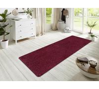 HANSE Home Paillasson antidérapant Clean & Go (50 x 150 cm, Convient pour l'intérieur et l'extérieur, résistant et Facile d'entretien, idéal pour Le couloir et l'entrée) Rouge/Noir