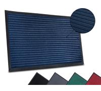 HANSE Home Paillasson pour l'intérieur et l'extérieur (S-XXL), antidérapant, Lavable et résistant aux intempéries, Fin, pour l'entrée et l'extérieur, 60 x 90 cm, Bleu