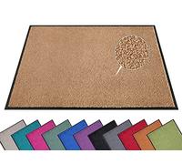 Hanse Home Paillasson (S-XXL), 120 x 180 cm, 12 Couleurs, pour l'extérieur, Lavable, résistant aux intempéries, antidérapant, pour l'entrée et l'extérieur, Caramel