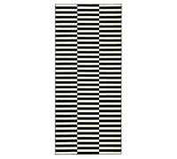 Hanse Home Panneau de tapis - Tapis de salon à poils courts - Motif graphique - Aspect moderne - Pour salle à manger, salon, chambre d'enfant, couloir, chambre à coucher, cuisine - Noir crème - 80 x 300 cm