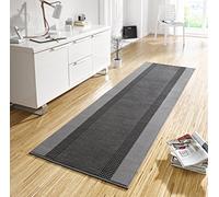 HANSE Home Tapis de couloir - 80 x 400 cm - Tapis Doux à Poils Courts - Design Moderne - pour couloir, Chambre à Coucher, Chambre d'enfant, Salle de Bain, salon, Cuisine - Gris