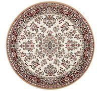 HANSE Home Tapis de Salon Oriental Design à Poils Courts, Aspect Zabul Persan, pour Salle à Manger, Salon, Chambre à Coucher, crème/Or, 140 cm