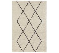 HANSE Home Tapis Shaggy Design Diamond à Poils Longs - Motif à Carreaux - Géométrique - pour salon, Chambre à Coucher, Cuisine, couloir, couloir, Design Moderne - Dimensions : 160 x 230 cm