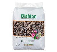 HanseGrand Sac de granulés d'argile expansée, substrat hydroponique, pour les caisses / les bacs / les pots de plantes, matériel de drainage, 20 l, 40 l, 60 l