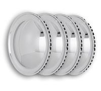 Hansen Styling Parts Lot de 4 enjoliveurs universels 16" - Moon Caps - Transporter Remorque Voiture