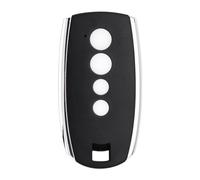 Hansender Télécommande pour porte de garage compatible avec KINGGATES Stylo 4/4K Myo C4 Clipper 433 MHz, noire