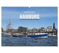 Hansestadt Hamburg (Wandkalender 2026 DIN A2 quer), CALVENDO Monatskalender: Die Perle im Norden mit alten Speichern, beeindruckendem Hafen, ... Menge Grün und Wasser inmitten der Stadt.