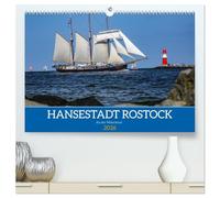 Hansestadt Rostock (hochwertiger Premium Wandkalender 2026 DIN A2 quer), Kunstdruck in Hochglanz: An der Waterkant