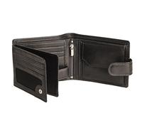 HansGo Portefeuille Homme Cuir Veritable - Portefeuilles et Portecarte avec Blocage RFID- Porte Monnaie Homme - Grande Capacite Poche à Glissière Pièces de Monnaie - Porte Carte Bancaire.