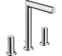 Hansgohe AXOR Uno, robinetterie de lavabo 3 trous 200 avec poignée zéro et vidage à tirette, saillie 183mm, 45133000, Couleur: chrome
