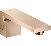 hansgroe AXOR Bec de baignoire, taillé en diamant, 46411300, Couleur: Rouge poli or