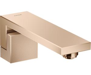 hansgroe AXOR Bec de baignoire, taillé en diamant, 46411300, Couleur: Rouge poli or