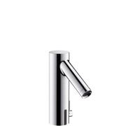 Hansgrohe 10101000 Axor Starck Mitigeur de lavabo électronique avec régulateur de température, Chromé Fonctionnement sur batterie