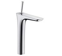 Hansgrohe - 15081000 - Mitigeur de Lavabo de Salle de Bain PuraVida 220 Bec Haut pour Vasque Haute avec bonde de vidage Push open